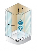 Душевой уголок Kolpa-San Q line TKP Dixie 90 Душевой уголок Kolpa-San Q line TKP Dixie 90