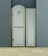 Душевая дверь в нишу Cezares RETRO-B-11-120-CP-Br-R Душевая дверь в нишу Cezares RETRO-B-11-120-CP-Br-R