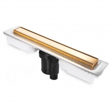 Душевой лоток Berges Wasserhaus B1 Keramik 700 (в пол) 092018 золото глянец Душевой лоток Berges Wasserhaus B1 Keramik 700 (в пол) 092018 золото глянец