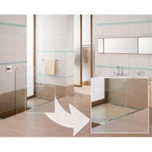 Решетка угловая для душевого трапа 900х900 мм Lines TECE 610920