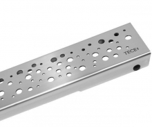 Накладная панель 150 см Tece ТЕСЕdrainline drops 601531 матовый хром