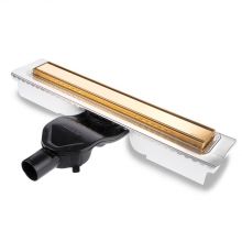 Душевой лоток Berges Wasserhaus B1 Keramik 500 (в стену) 092116 золото глянец Душевой лоток Berges Wasserhaus B1 Keramik 500 (в стену) 092116 золото глянец