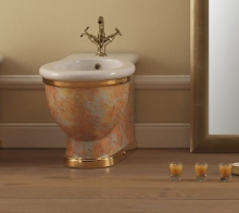 Биде напольное пристенное GLOBO Paestum PA026.A35*1