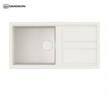 Мойка для кухни Omoikiri Kitagawa 100 WH 4993787 Мойка для кухни Omoikiri Kitagawa 100 WH 4993787