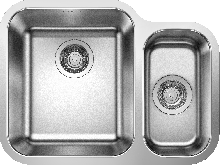 Кухонная мойка Blanco Supra 340/180-U (чаша слева, без клапана-автомата) 525216 Кухонная мойка Blanco Supra 340/180-U (чаша слева, без клапана-автомата) 525216