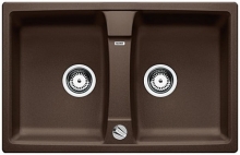 Мойка кухонная Blanco Lexa 8 Silgranit PuraDur (кофе), 524969 Мойка кухонная Blanco Lexa 8 Silgranit PuraDur (кофе), 524969