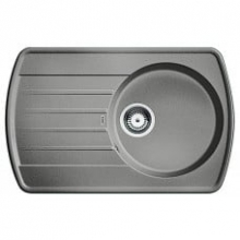 Мойка кухонная Blanco Rondoval 45 S Silgranit PuraDur (алюметаллик), 515763