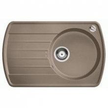 Мойка кухонная Blanco Rondoval 45 S Silgranit PuraDur (серый беж), 517519