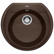 Мойка кухонная Blanco RONDOVAL 45 SILGRANIT PuraDur (кофе), 515676