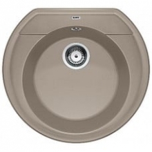 Мойка кухонная Blanco RONDOVAL 45 SILGRANIT PuraDur (серый беж), 517392
