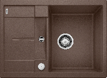 Мойка кухонная Blanco METRA 45S Compact SILGRANIT PuraDur (кофе), 519581 Мойка кухонная Blanco METRA 45S Compact SILGRANIT PuraDur (кофе), 519581