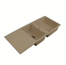 Кухонная мойка Акватон Торина двойная, латте 1A712032TR260 Кухонная мойка Акватон Торина двойная, латте 1A712032TR260