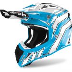Airoh Aviator Ace Art Azure Gloss шлем для мотокросса и эндуро