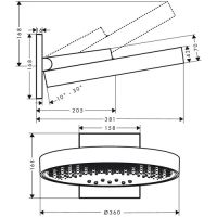 схема Hansgrohe Rainfinity 26234