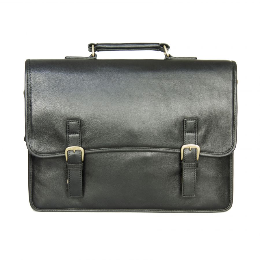 Кожаный мужской портфель HIDESIGN Antonio black