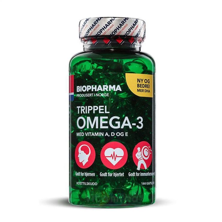 Trippel Omega-3 Тройная Омега 3, 144 капсулы