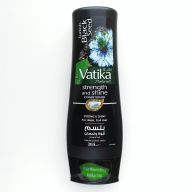 Кондиционер Vatika Black Seed Strong & Shiny | Черный тмин Cила и блеск | 200 мл | Dabur