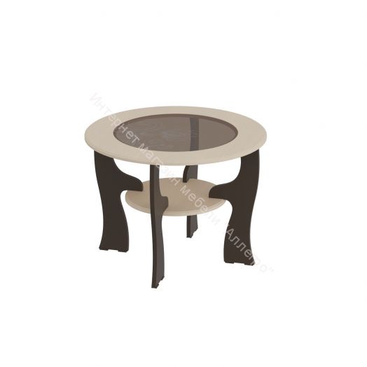 Стол журнальный №13 Венге мали / Ясень жемчужный