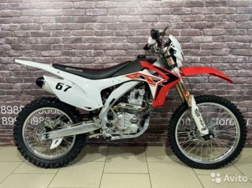 Мотоцикл кроссовый Motoland XR250 PRO водянка