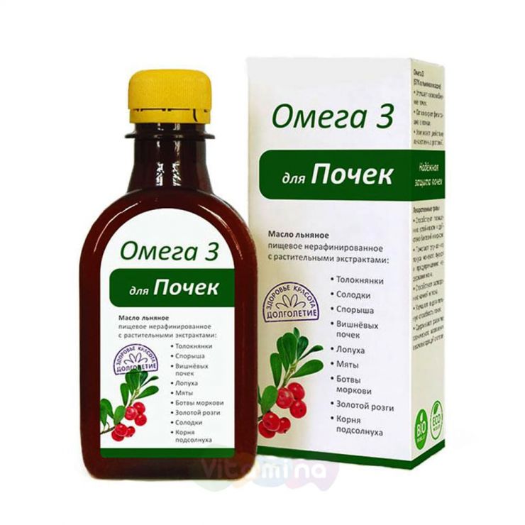 Масло льняное "Для почек"