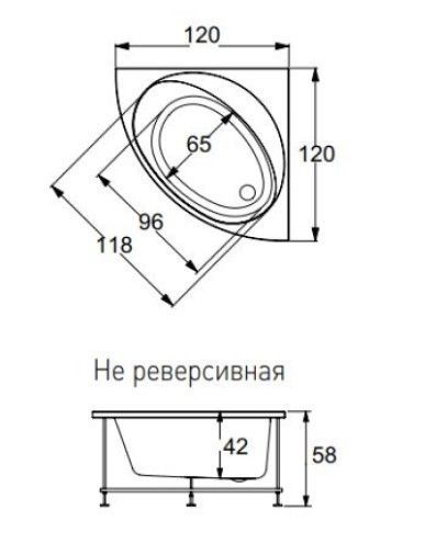 Ванна Hafro Nova 2NVB3 120х120 ФОТО