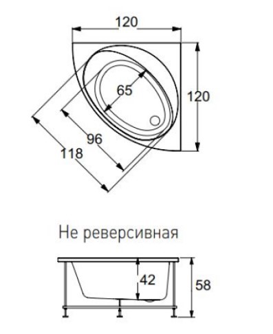 Ванна Hafro Nova 2NVB3 120х120 ФОТО