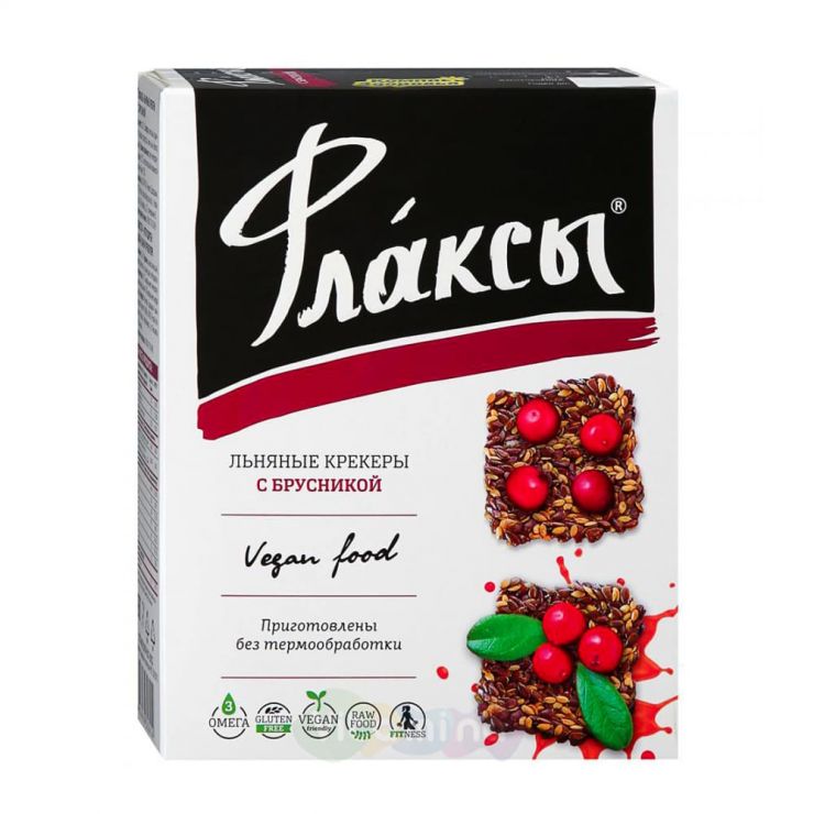 Флаксы с брусникой