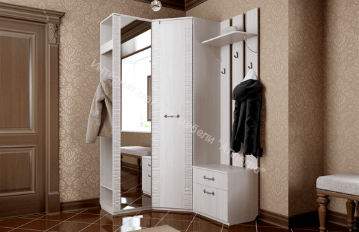 Вешалка Элана с зеркалом