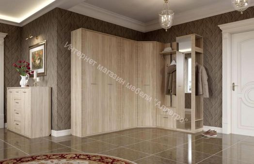 Вешалка Элана с зеркалом