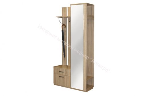 Вешалка Элана с зеркалом