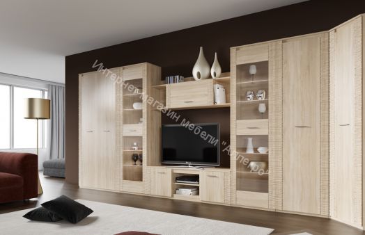 Шкаф Элана угловой (гостиная)