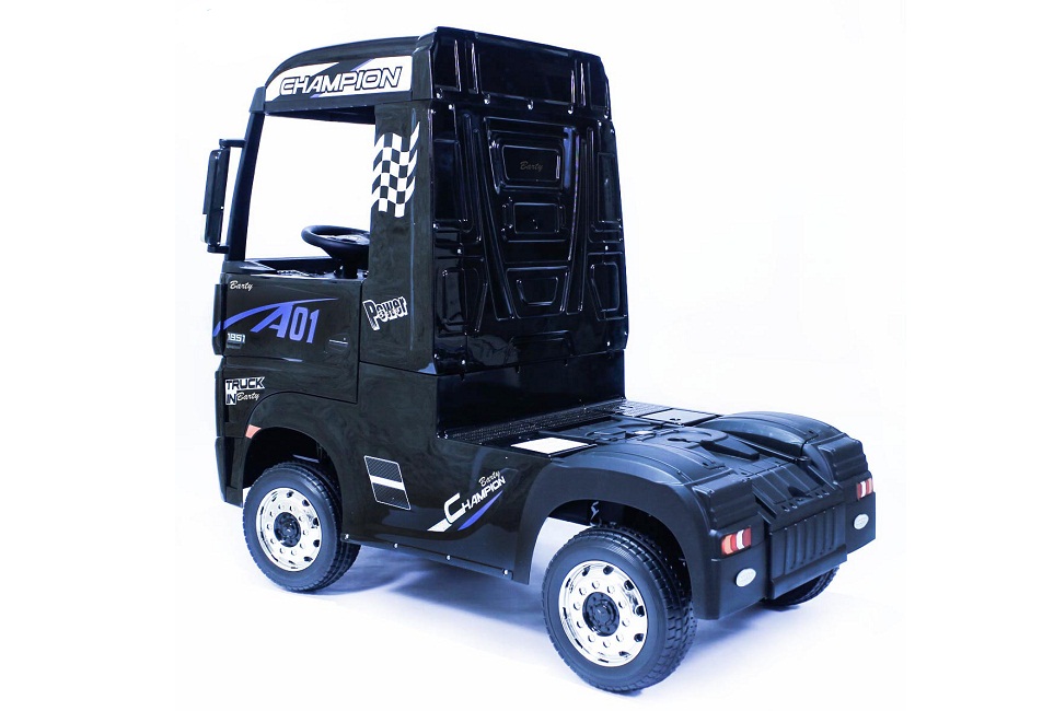 4098. Электромобиль-Фура Mercedes Benz Actros чёрный
