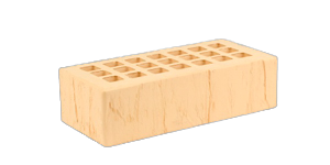 Кирпич керамический облицовочный Соломенный “Скала” 1 NF (250x120x65) Железногорск