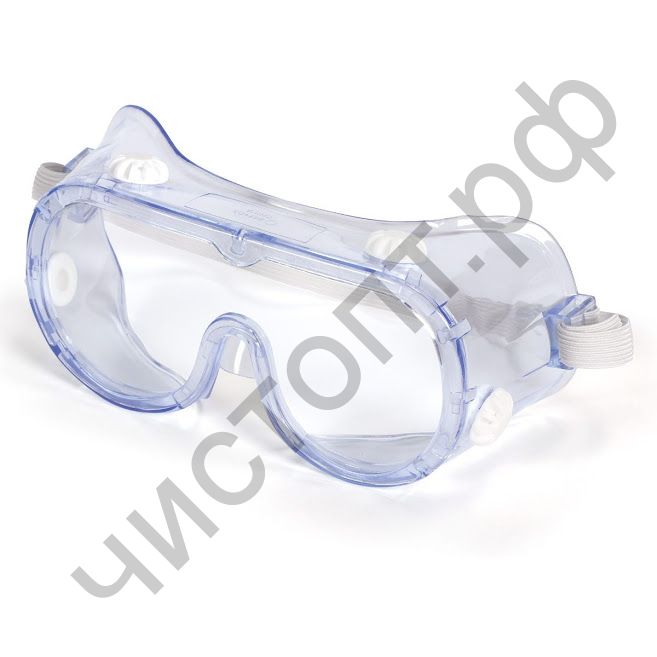 Очки защитные SAFETY GOGGLES закрытого типа, силиконовые, на резинке (SP)