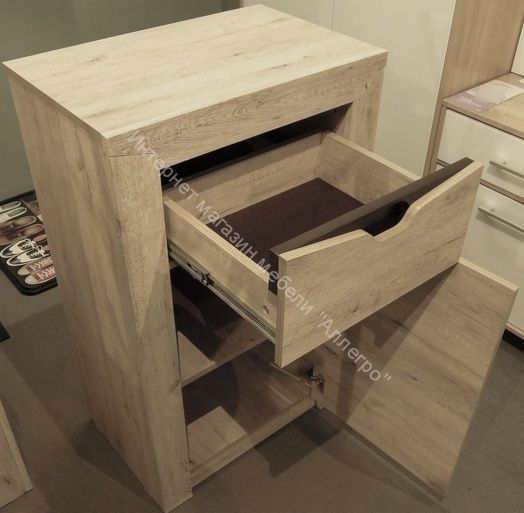 Тумба "Соренто" Дуб Бонифаций с дверцей и Ящиком