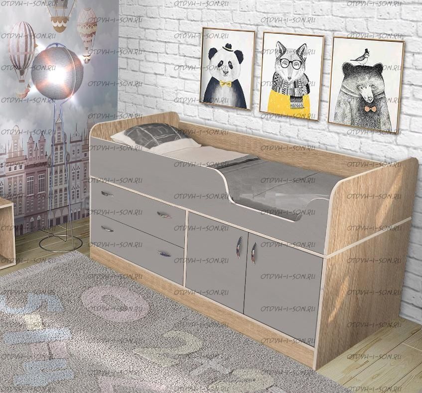 Кровать-чердак Фанки Кидз-9 СВ