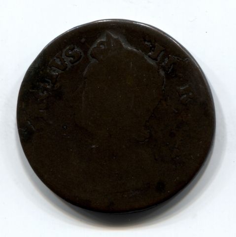 1/2 пенни 1739 Великобритания