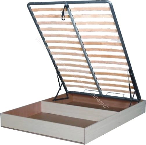 Бельевой ящик с кроватным основанием и подъемным механизмом 1200