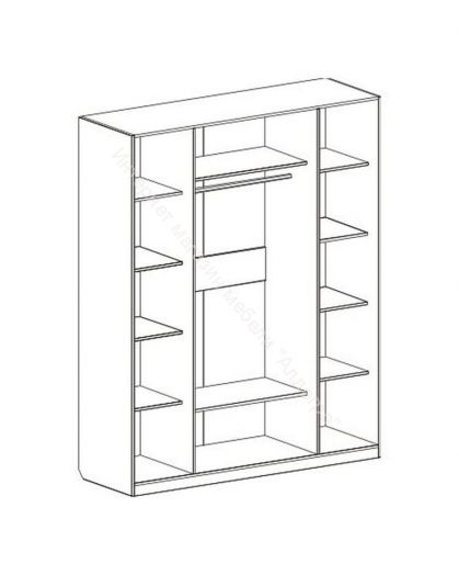 Шкаф 4х дверный "Николь"