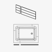 Панели для ванны Hafro Bolla R SFIORO 250х150 схема 1