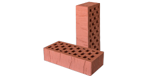 Кирпич керамический облицовочный красный CORTEX 1NF (250x120x65) Красная Гвардия