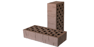 Кирпич керамический облицовочный коричневый CORTEX 1NF (250x120x65) Красная Гвардия