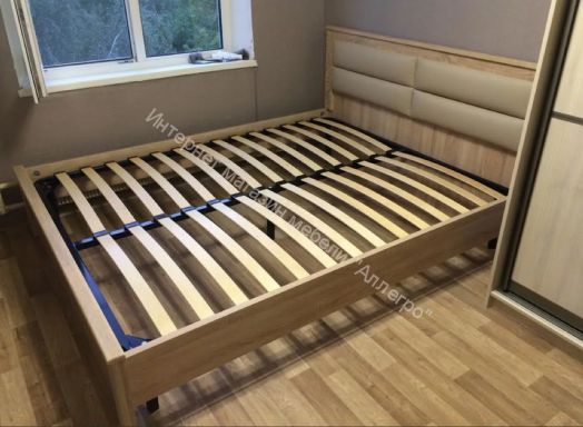 Кровать "Элана" 900/1200/1400/1600/180 Бодега белая