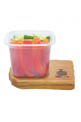 .Овощной микс Морковь, огурец, перец красный 160г