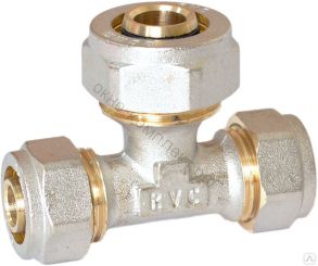 МП Тройник редукционный T16х20х16 3 цанги "AQUALINK"