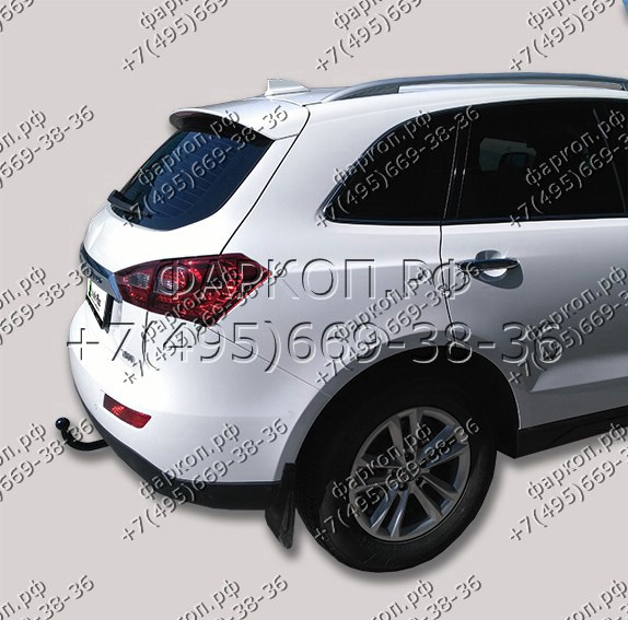 СУ для Zotye T600 2014- без выреза бампера. Нагрузки: 1300/75 кг, масса фаркопа 17,9 кг (без электрики в комплекте)