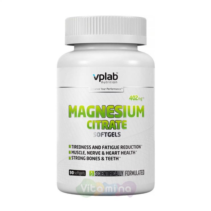VPLab Цитрат магния Magnesium Citrate, 90 капс.