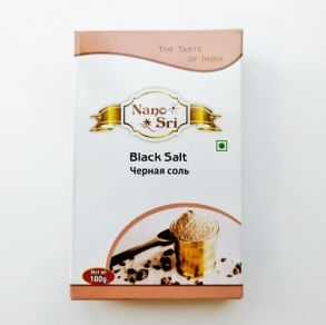 Натуральная Черная Гималайская Соль (Black Salt ) 100г. Nano Sri