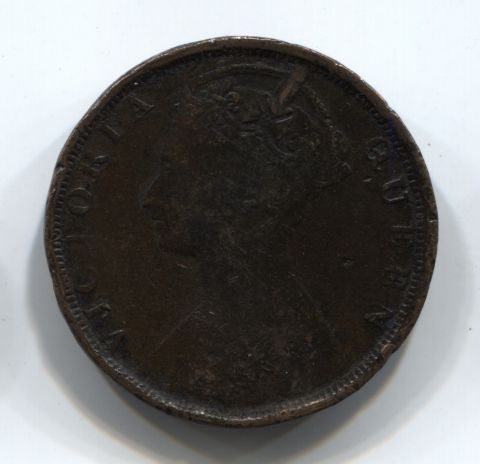 1 цент 1901 Гонконг
