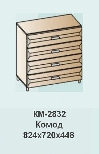 Комод КМ-2832 Мелисса